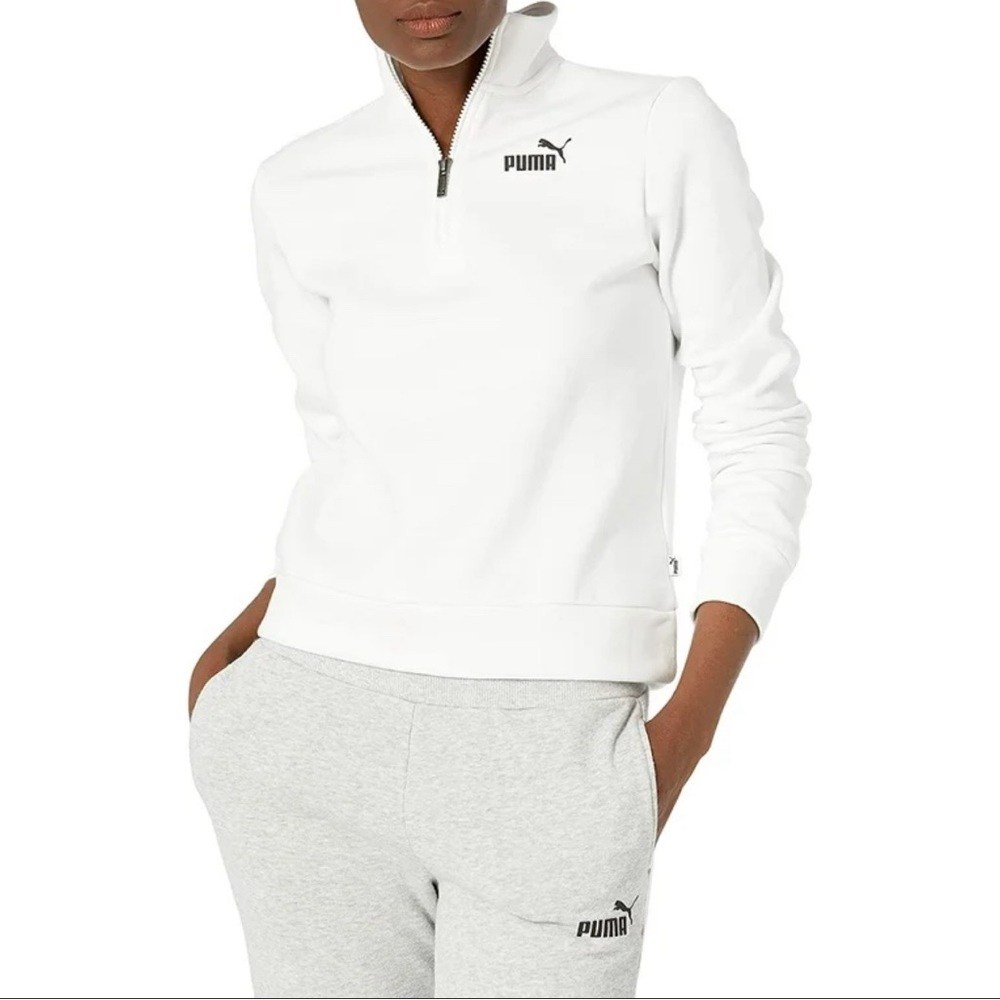 Puma SX Half-zip Fleece Crew Pullover Sweater. $15